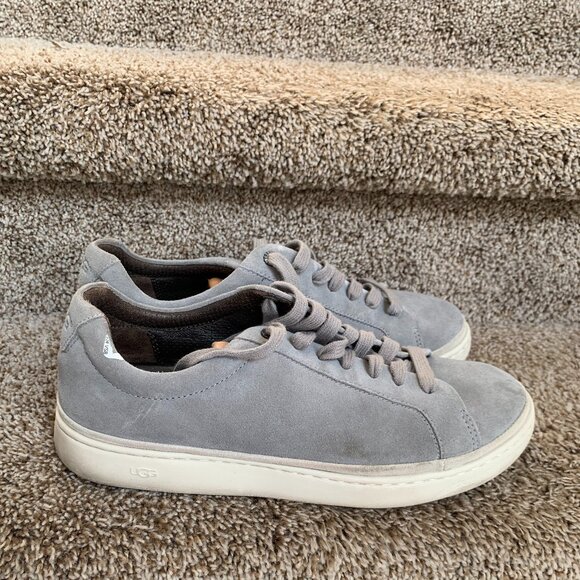 Ugg Men\'s 1020133 Cali Low Grey Suede Lace-up Shoes. main image 6